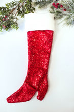 Load image into Gallery viewer, High Heeled Christmas Stocking PDF Sewing Pattern