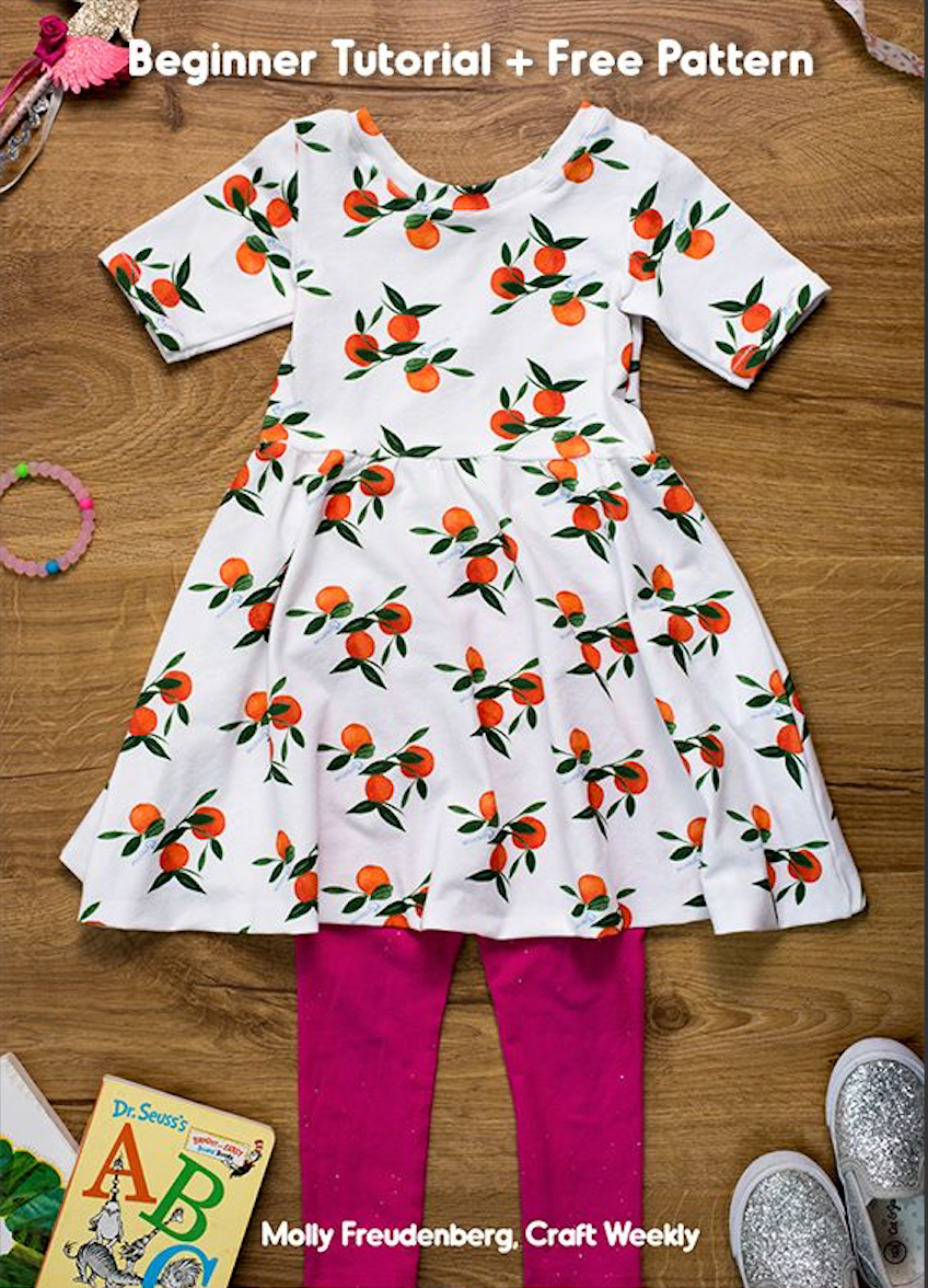 How To Make A Dress + Free Dress Pattern CraftWeekly How To Make A Dress + Free Dress Pattern CraftWeekly