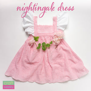 Nightingale Dress - PDF Sewing Pattern Size 2T - 14 Kids